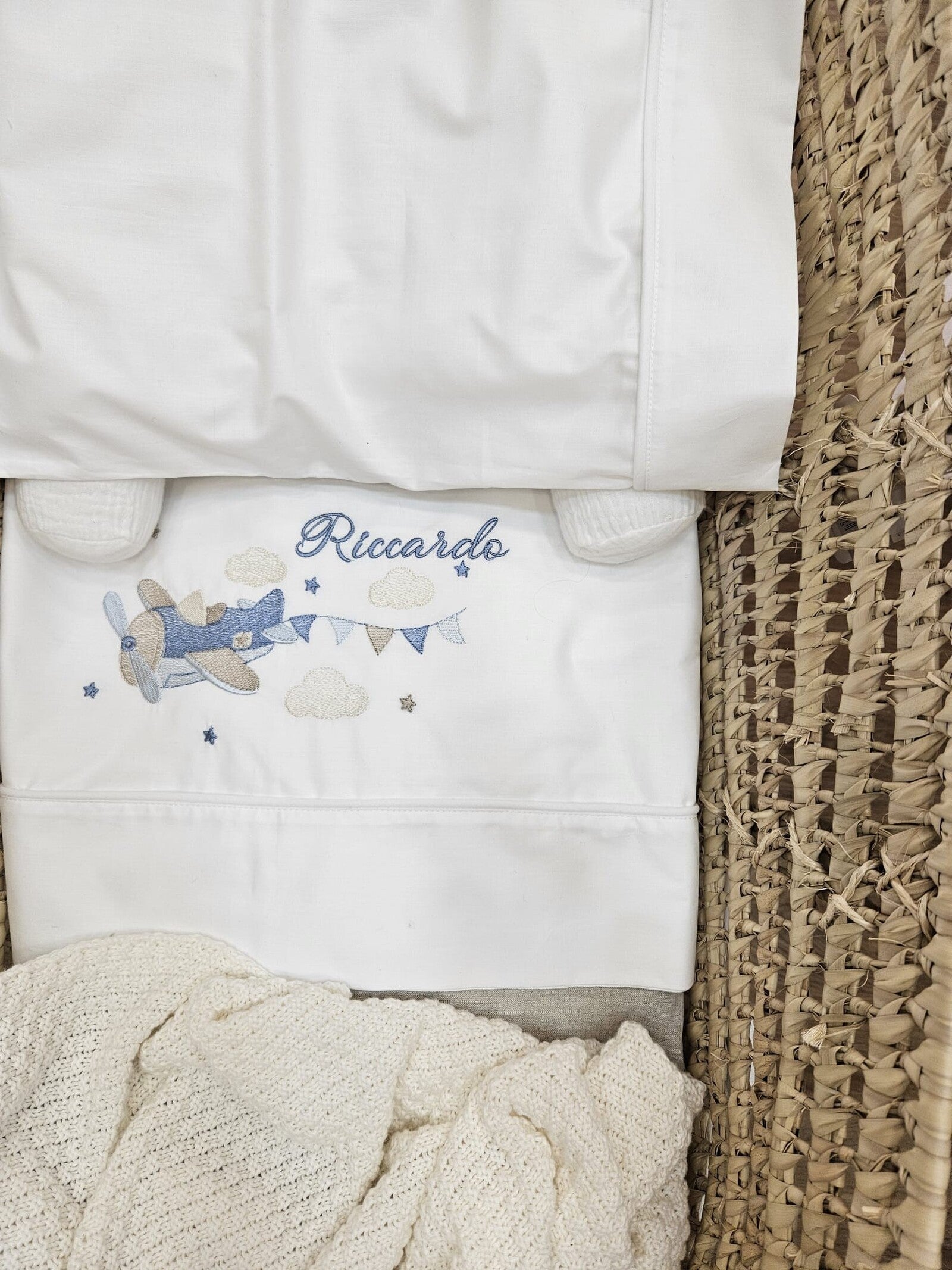 Lenzuolino personalizzato con profilo