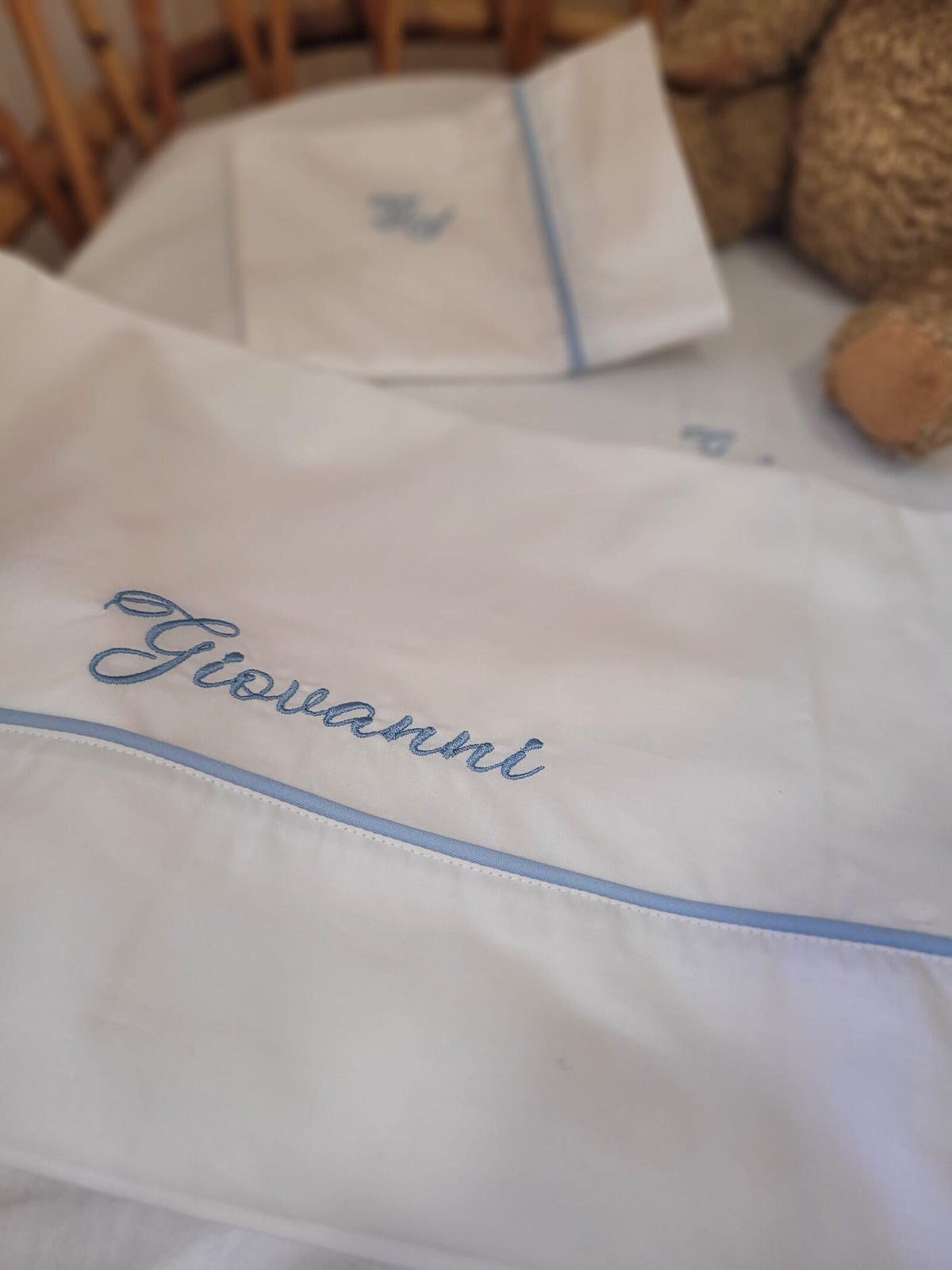 Lenzuolino personalizzato con profilo