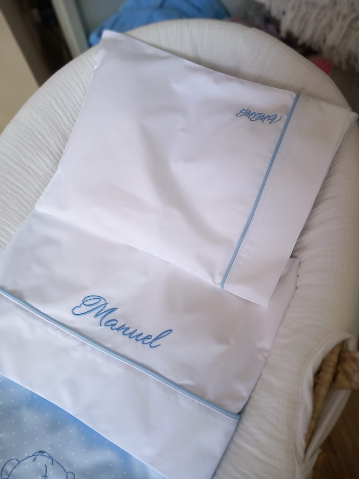 Lenzuolino personalizzato con profilo