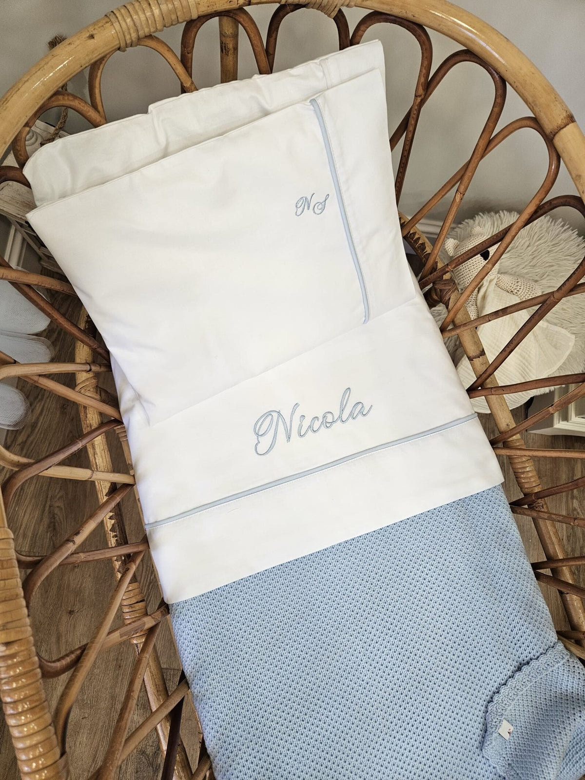 Lenzuolino personalizzato con profilo