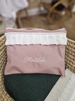 Borsello Baby in cotone con rouche in piquè