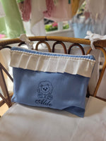 Borsello Baby in cotone con rouche in piquè