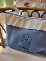 Borsello Baby in cotone con rouche in piquè