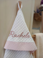 Accappatoio neonato in apone e plumetis