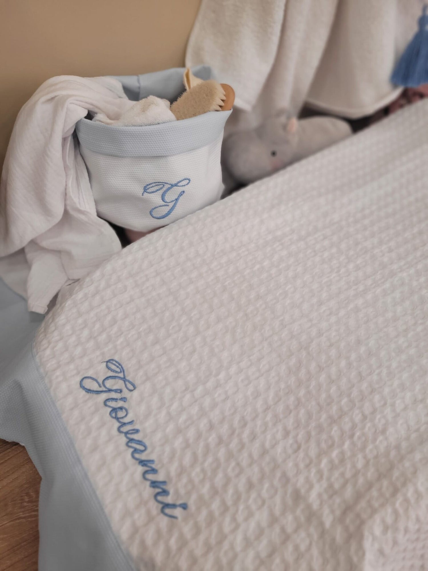 Telo bagnetto in apone e piquè