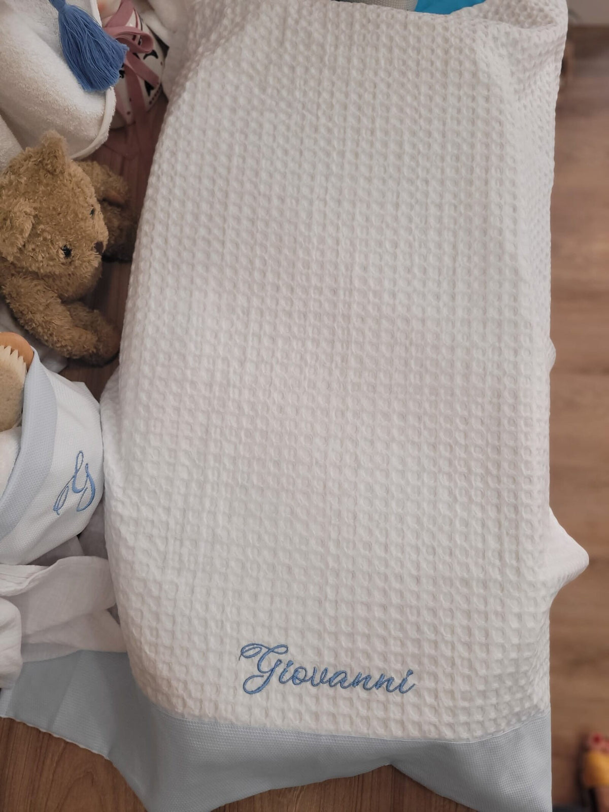 Telo bagnetto in apone e piquè