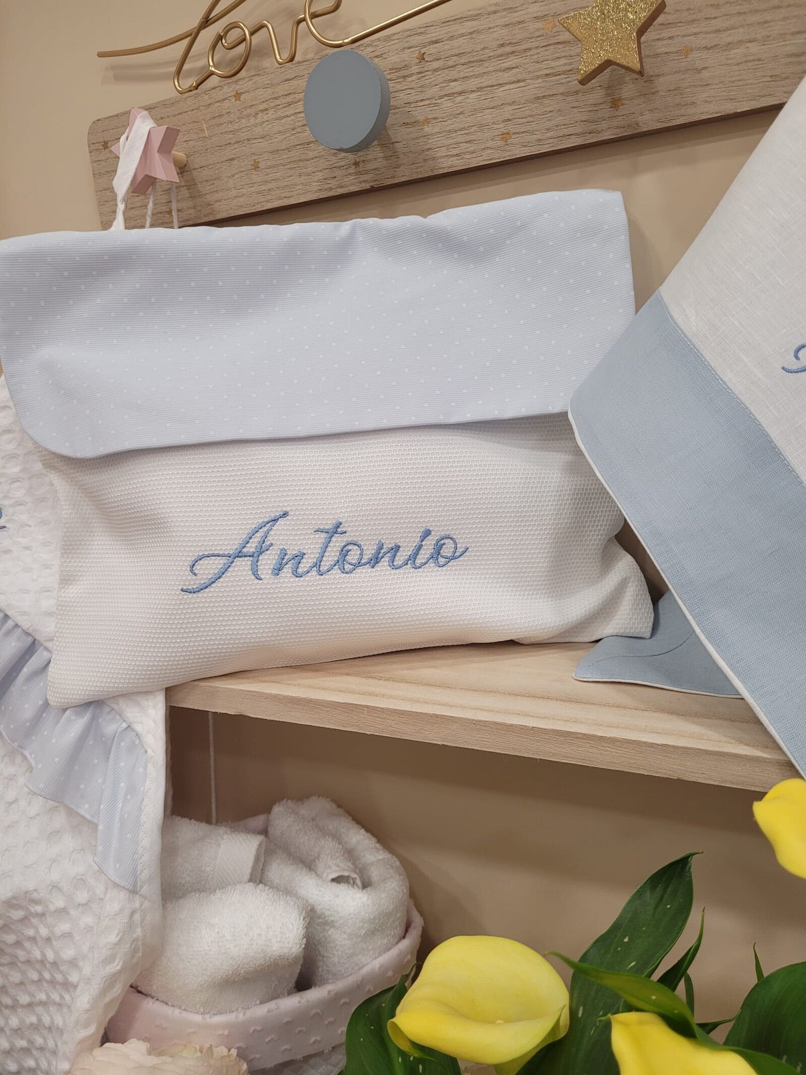 Coordinato accappatoio e busta nascita