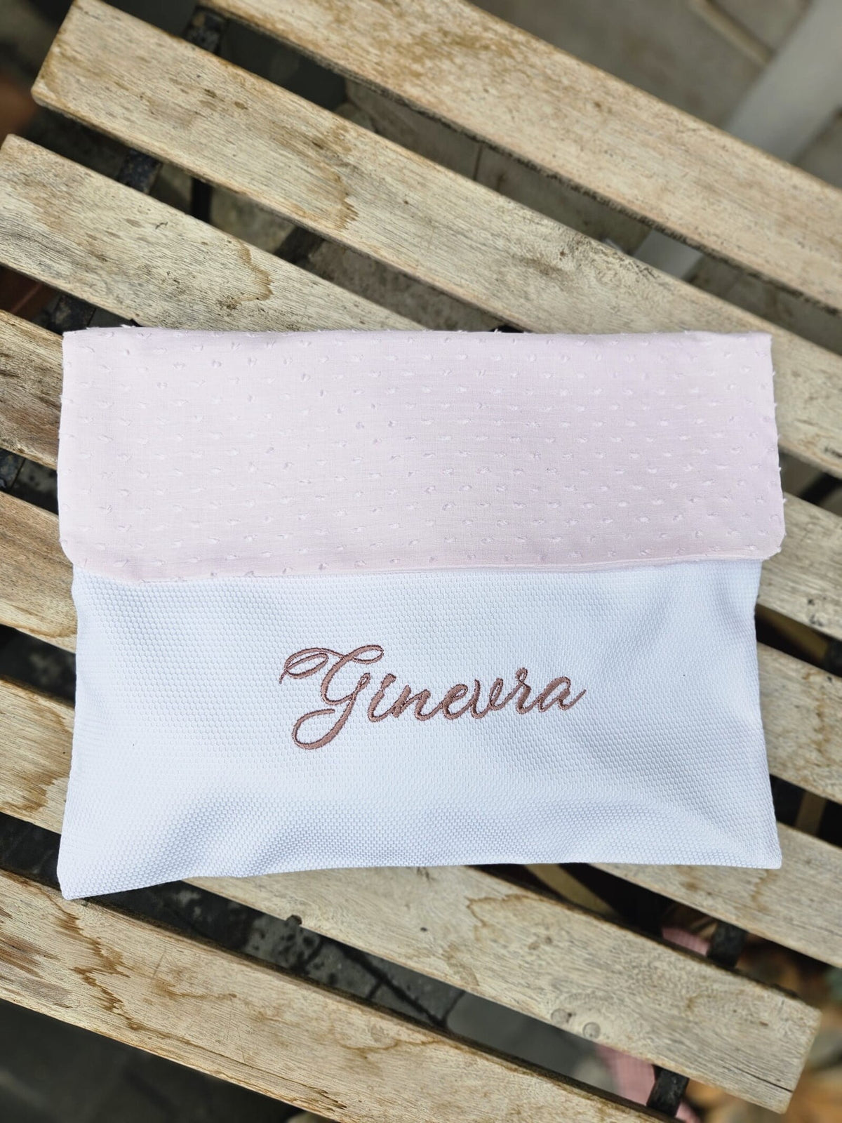 Busta nascita con pattina in plumetis