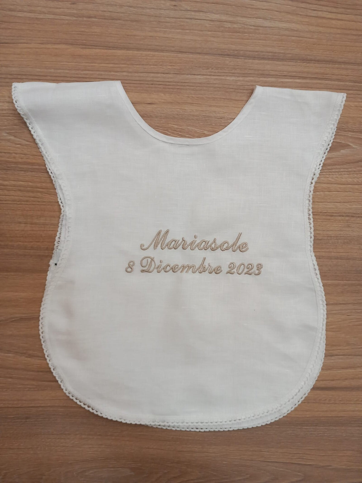 Camicino battesimale con merlettino