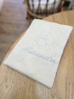 Portapannolini personalizzato in cotone