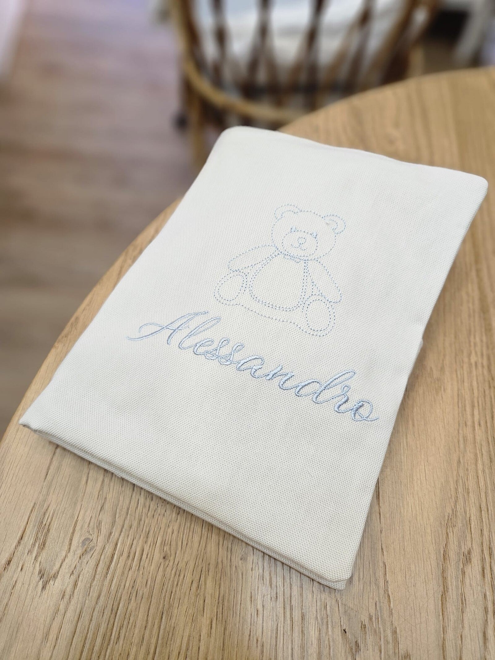 Portapannolini personalizzato in cotone