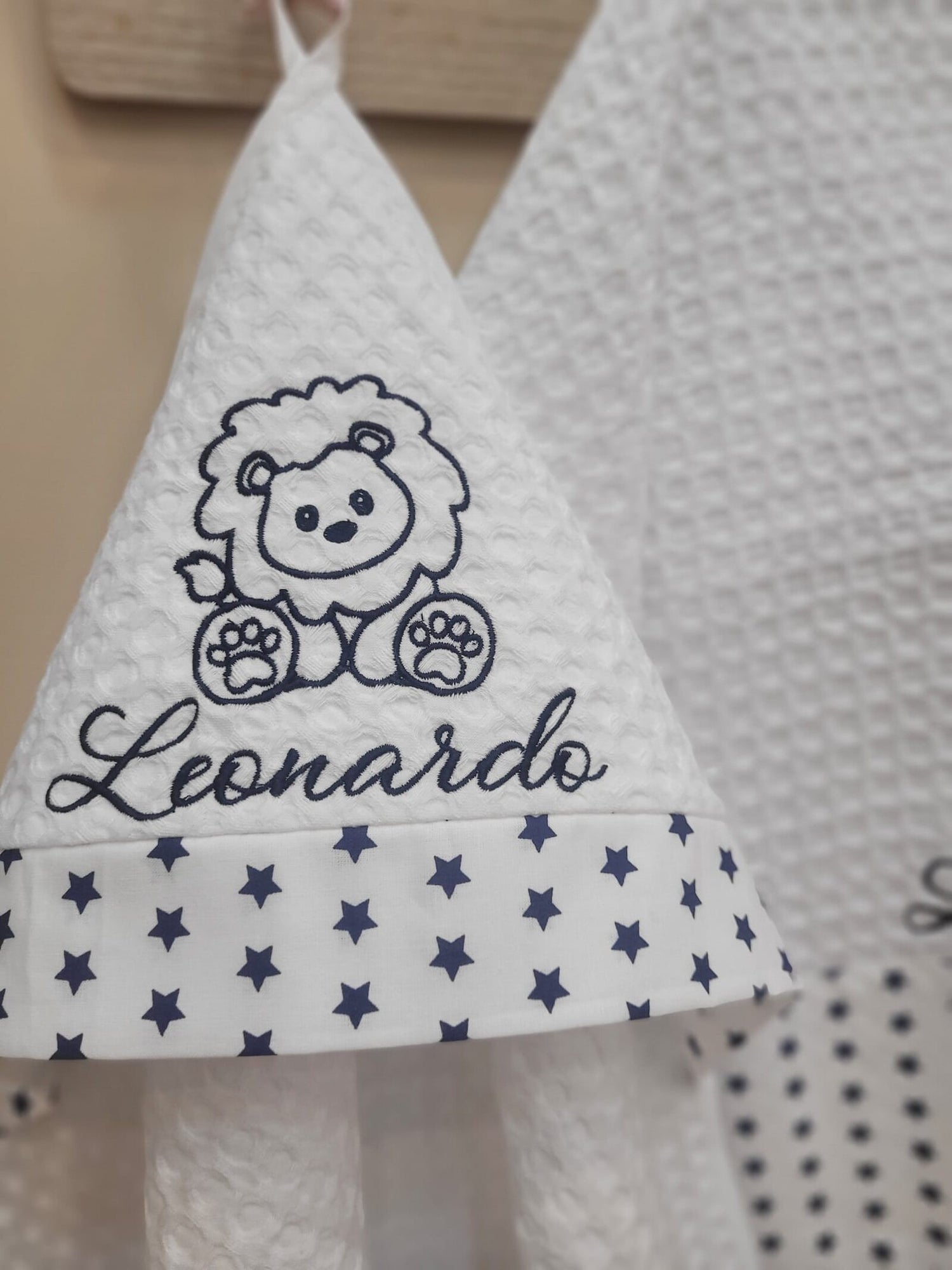 Accappatoio neonato in apone Stars