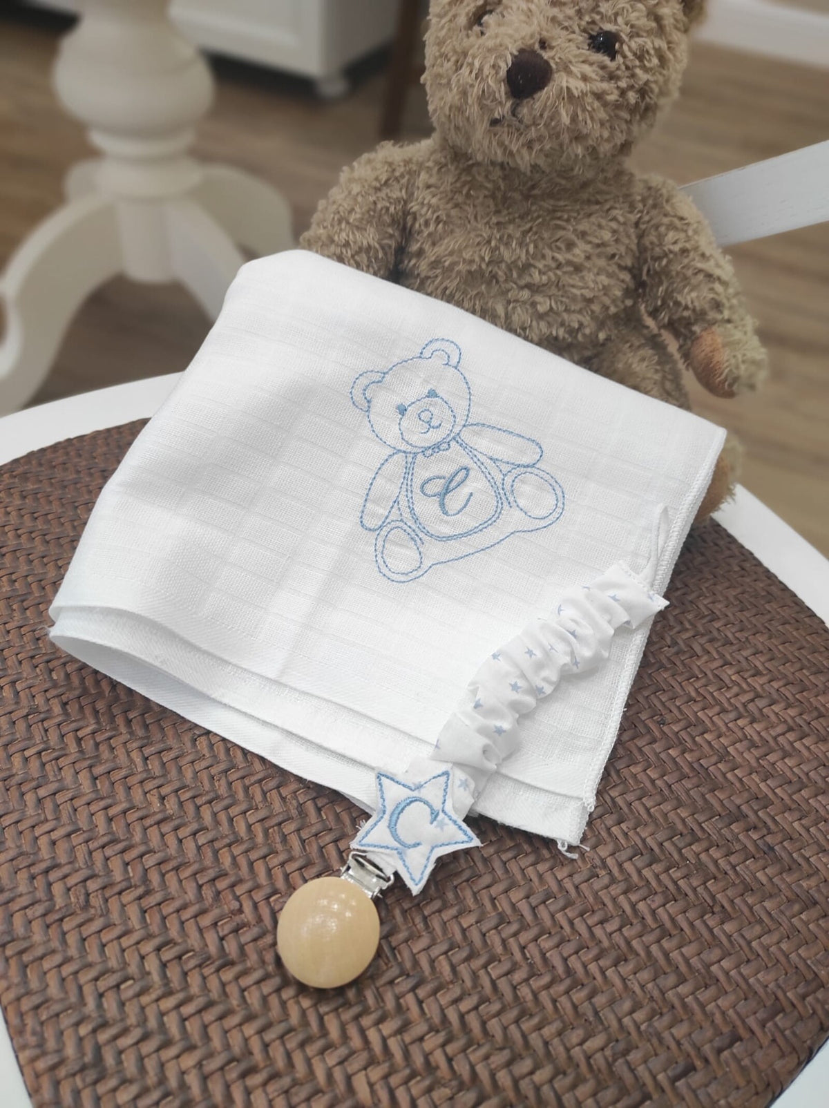 Quadrato di cotone e portaciuciccio