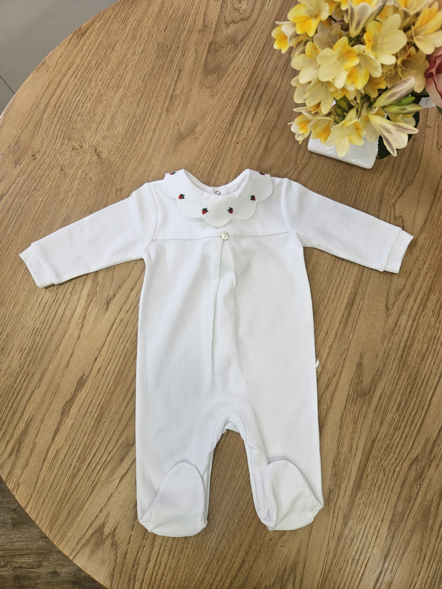 Tutina neonato in jersey di cotone