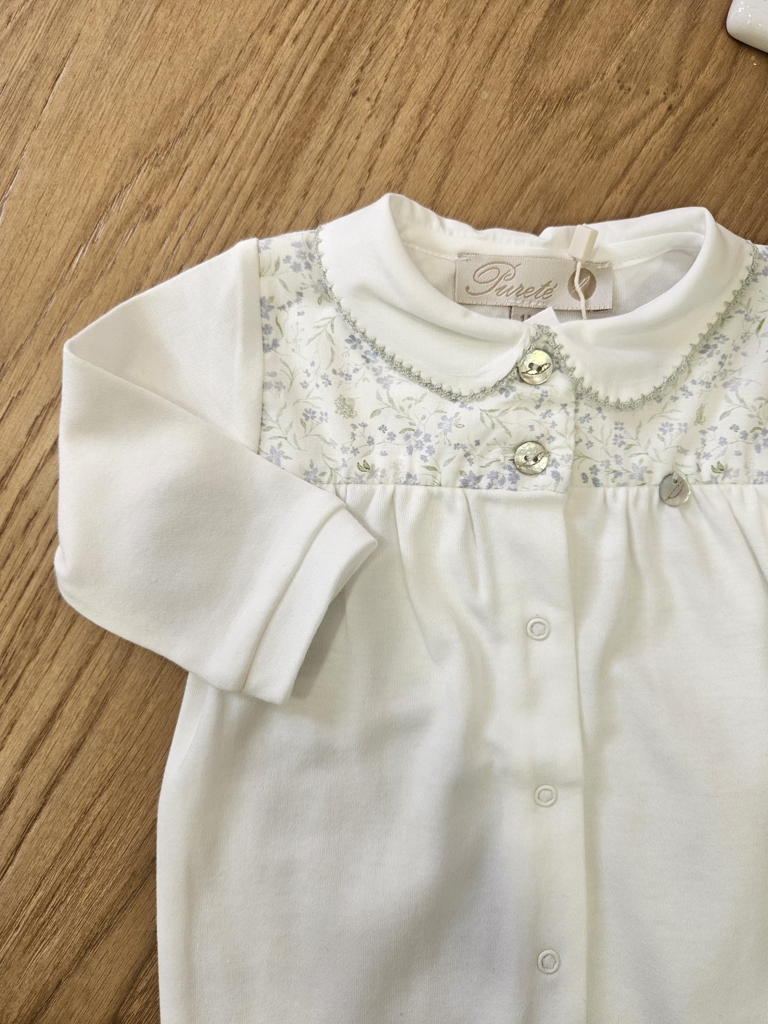 Tutina neonato in jersey di cotone