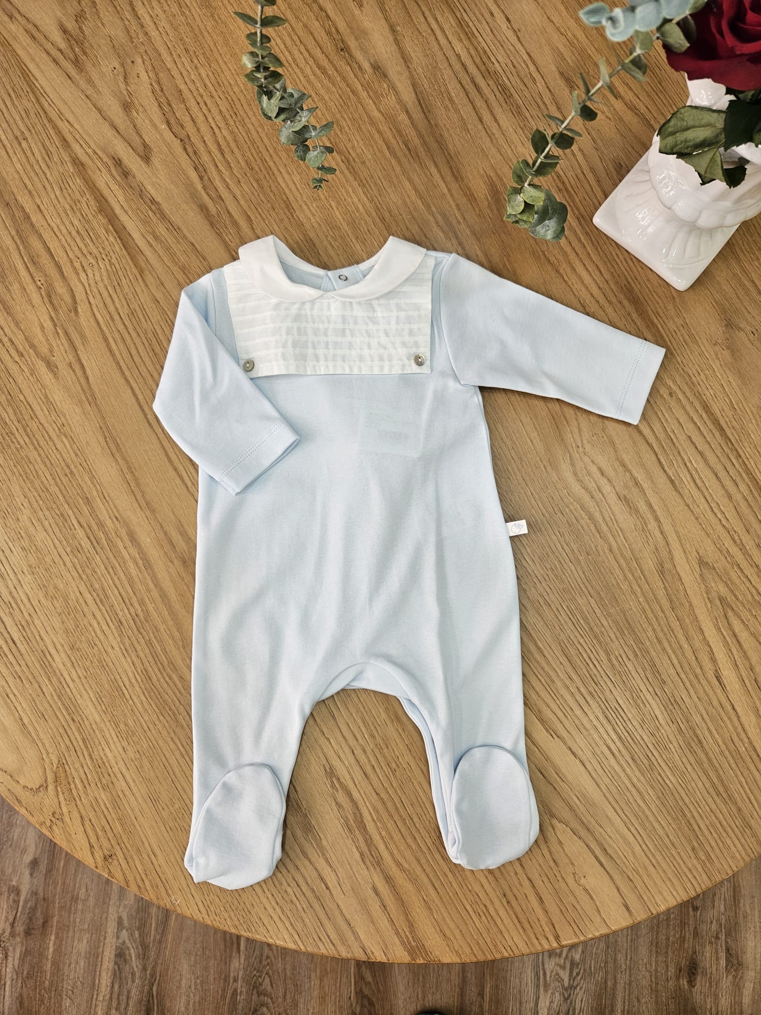 Tutina neonato in jersey di cotone