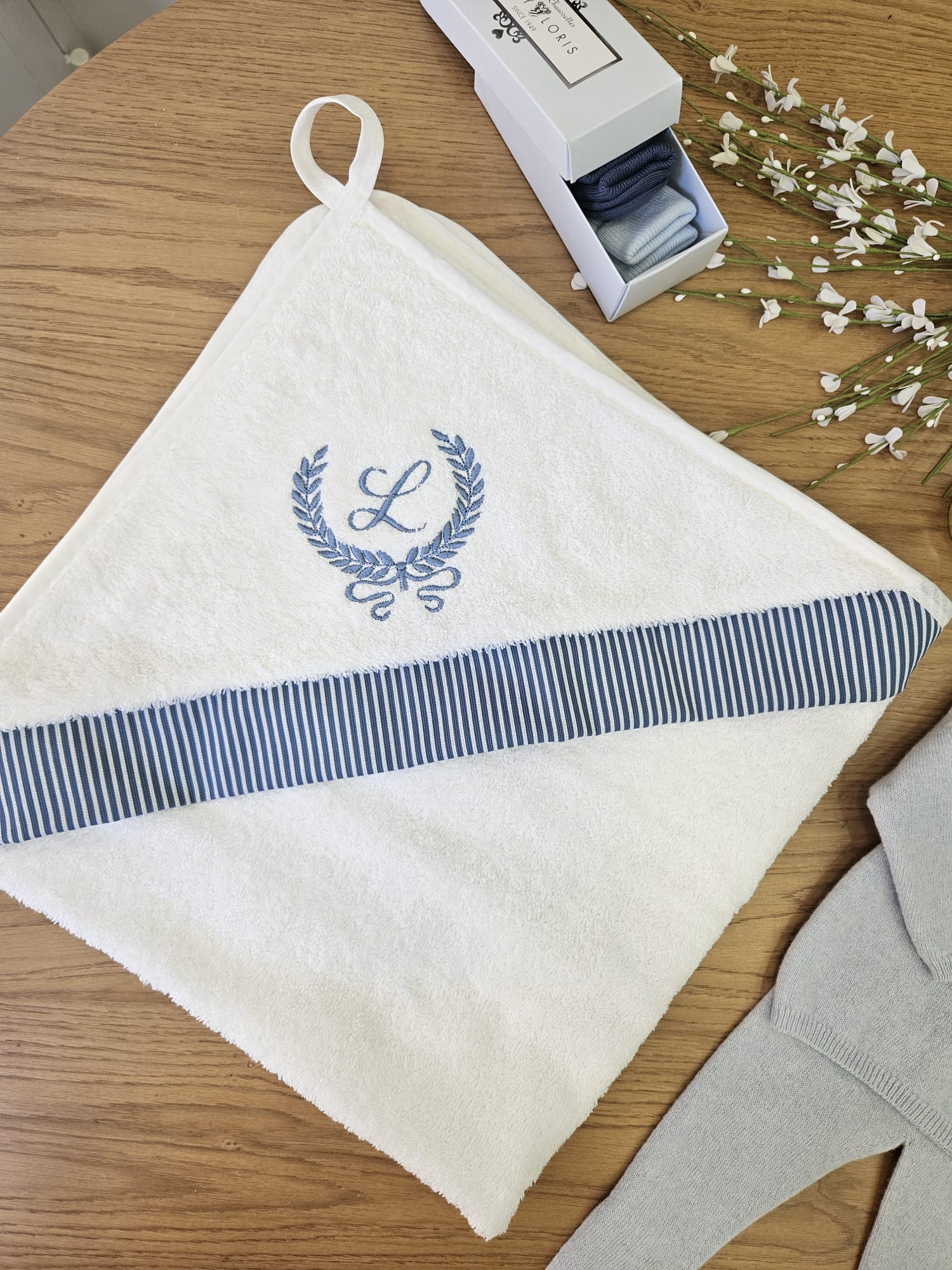 Accappatoio quadrato in spugna di cotone Basic