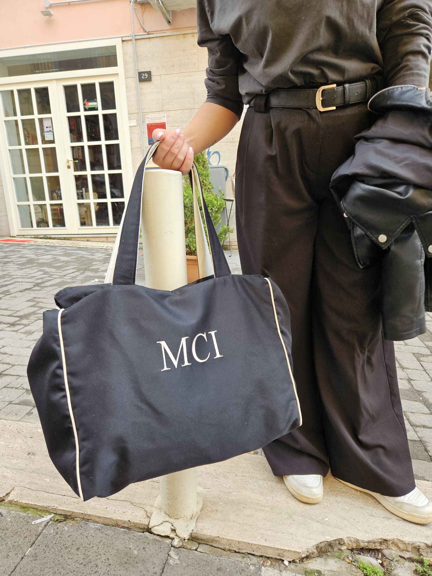 Borsa personalizzata con zip, modello Odette