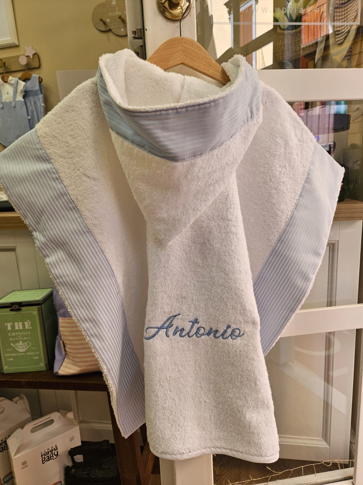 Poncho in spugna di cotone personalizzato