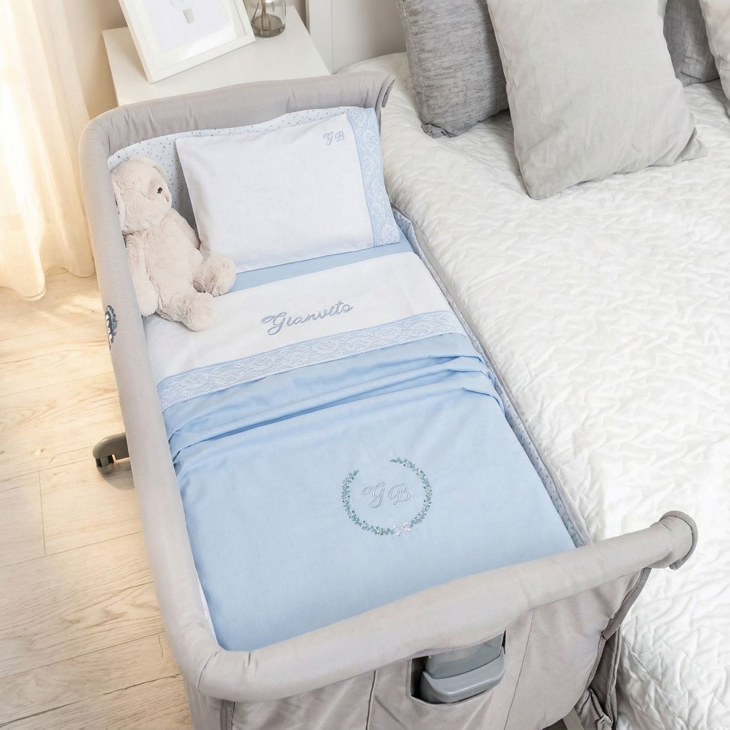 Coordinato nascita in cotone Roseline