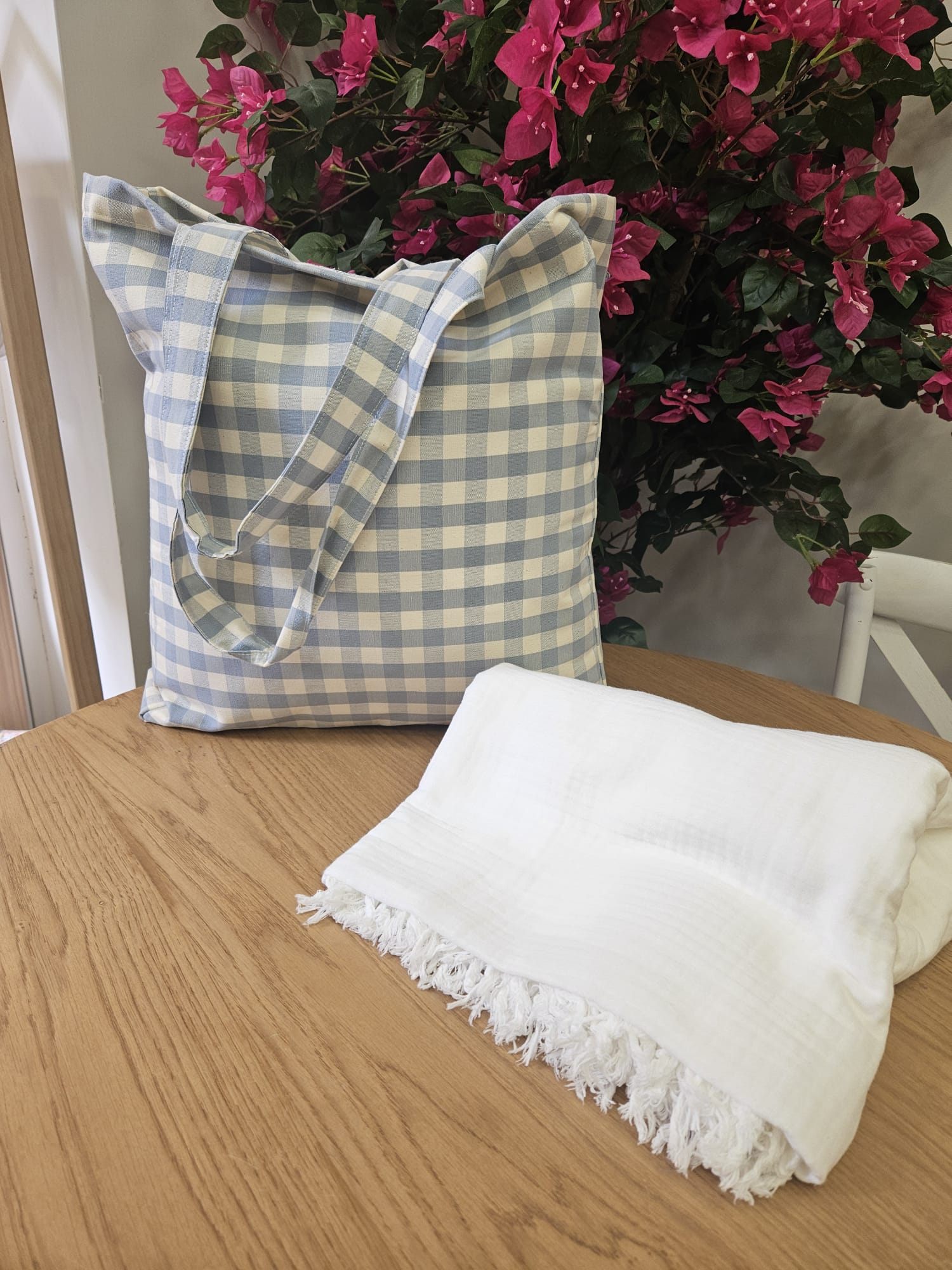 Beach set, Borsa con telo mare