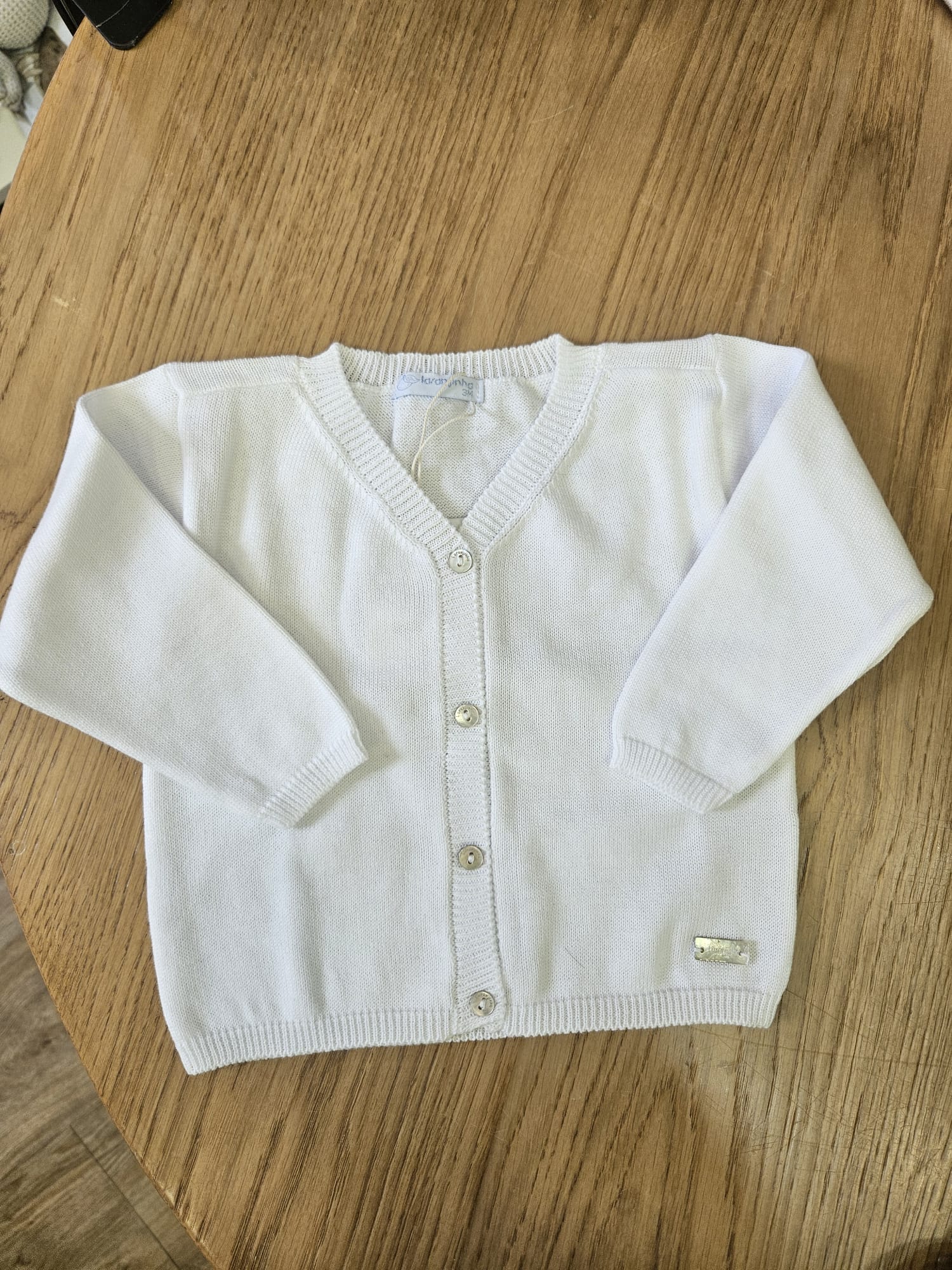 Cardigan in filo di cotone