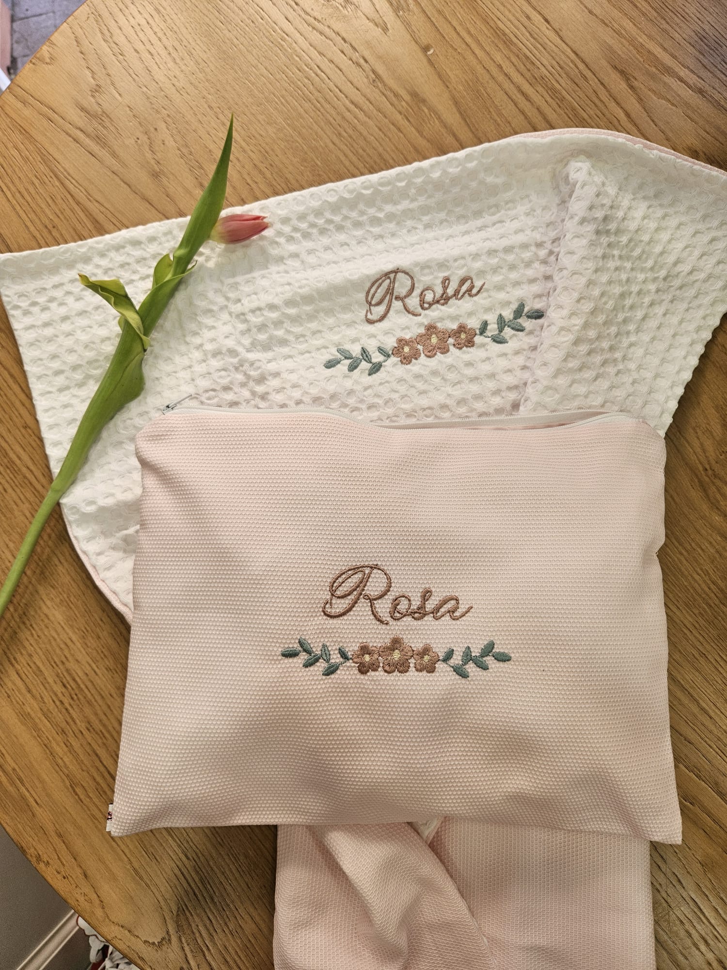 Coordinato per il Cambio, borsello e fasciatoio portatile Baby Love